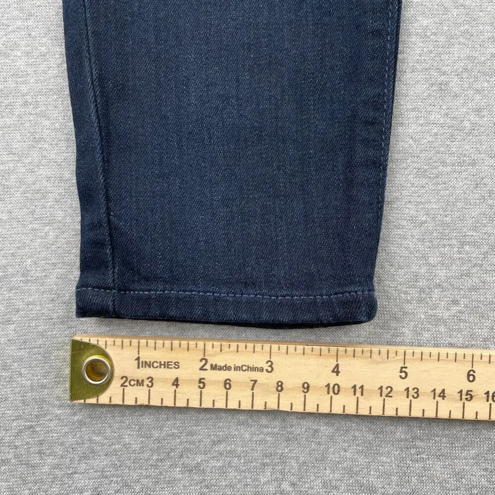 PAIGE Hoxton Ankle High Rise Skinny Jeans Womens 24 Corsica Dark Wash Blue